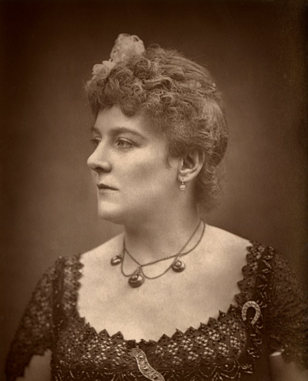 ジムペンマン、1886年のイギリスの女優ヘンリエッタリンドリー 作： バロー