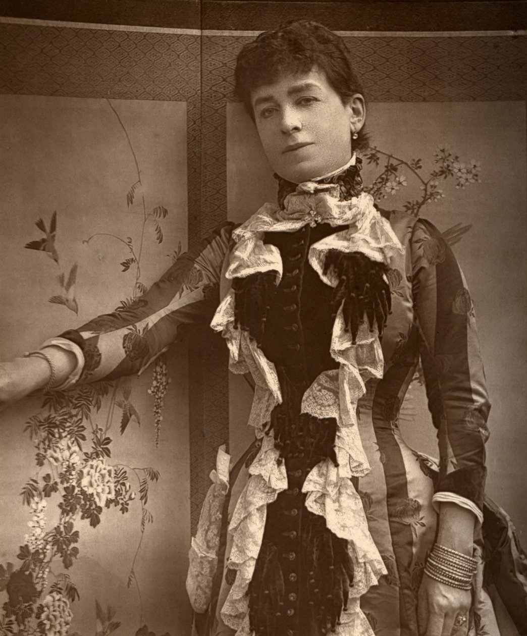 ジムペンマン、1886年のイギリスの女優レディモンクトン 作： バロー