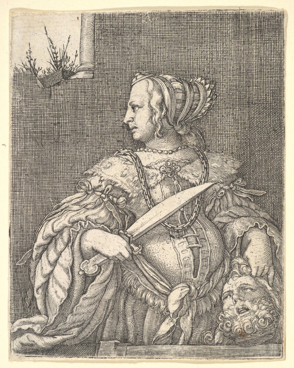 ジュディス、ca。 1526。 作： バーセル・ベハム