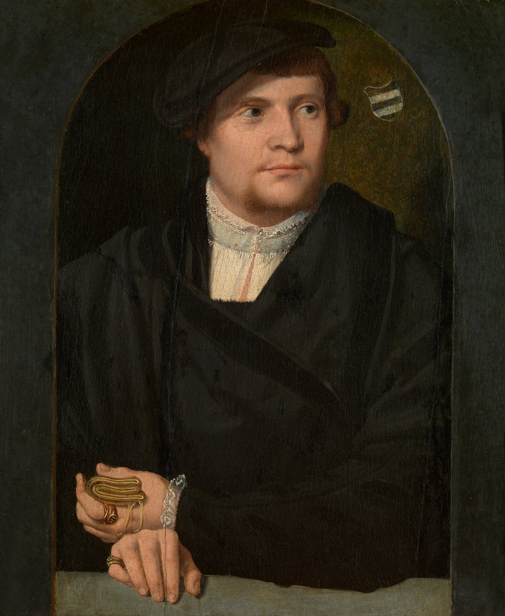 Retrato de homem (óleo sobre painel) 作： バルテルミ・ラン長老ブリュイン