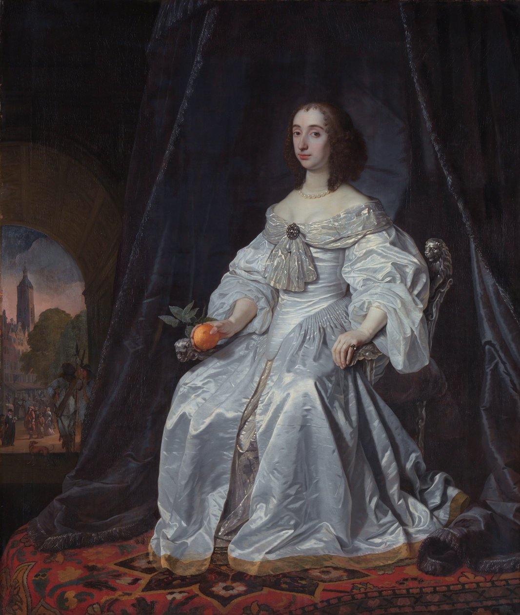 ロイヤルメアリースチュアート王女の肖像（1631〜1660年） 作： バルトロメウス・ファン・デル・ヘルスト