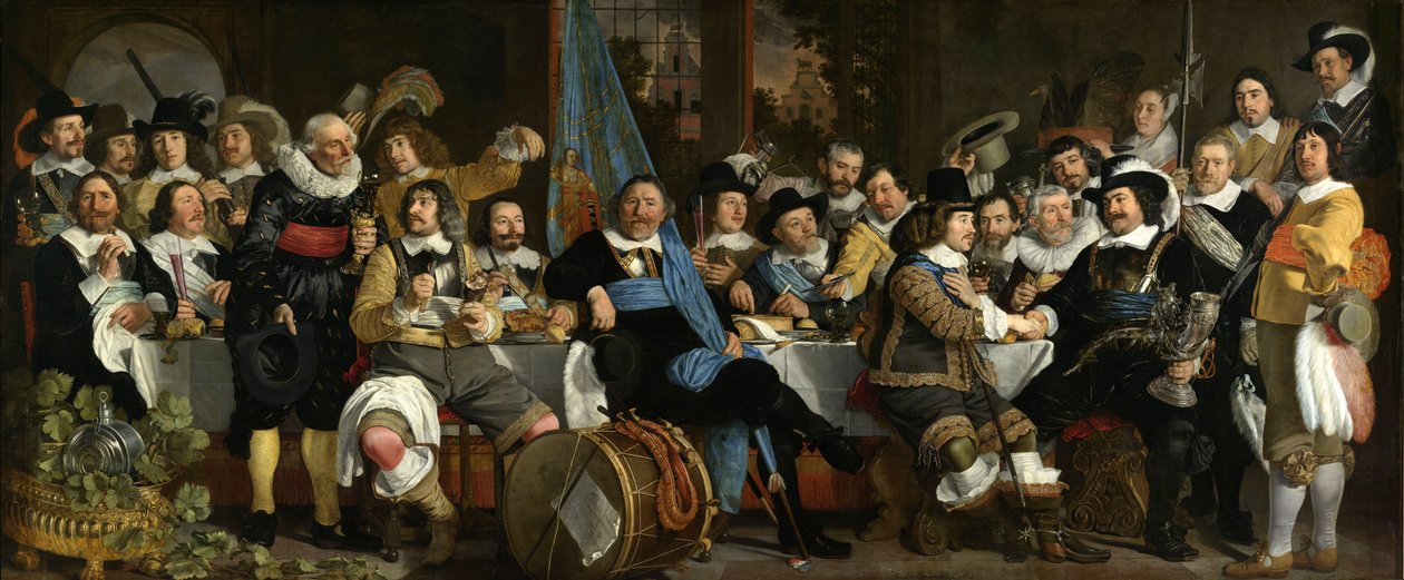 1648年6月18日、ミュンスターの平和の祭典 作： バルトロメウス・ファン・デル・ヘルスト