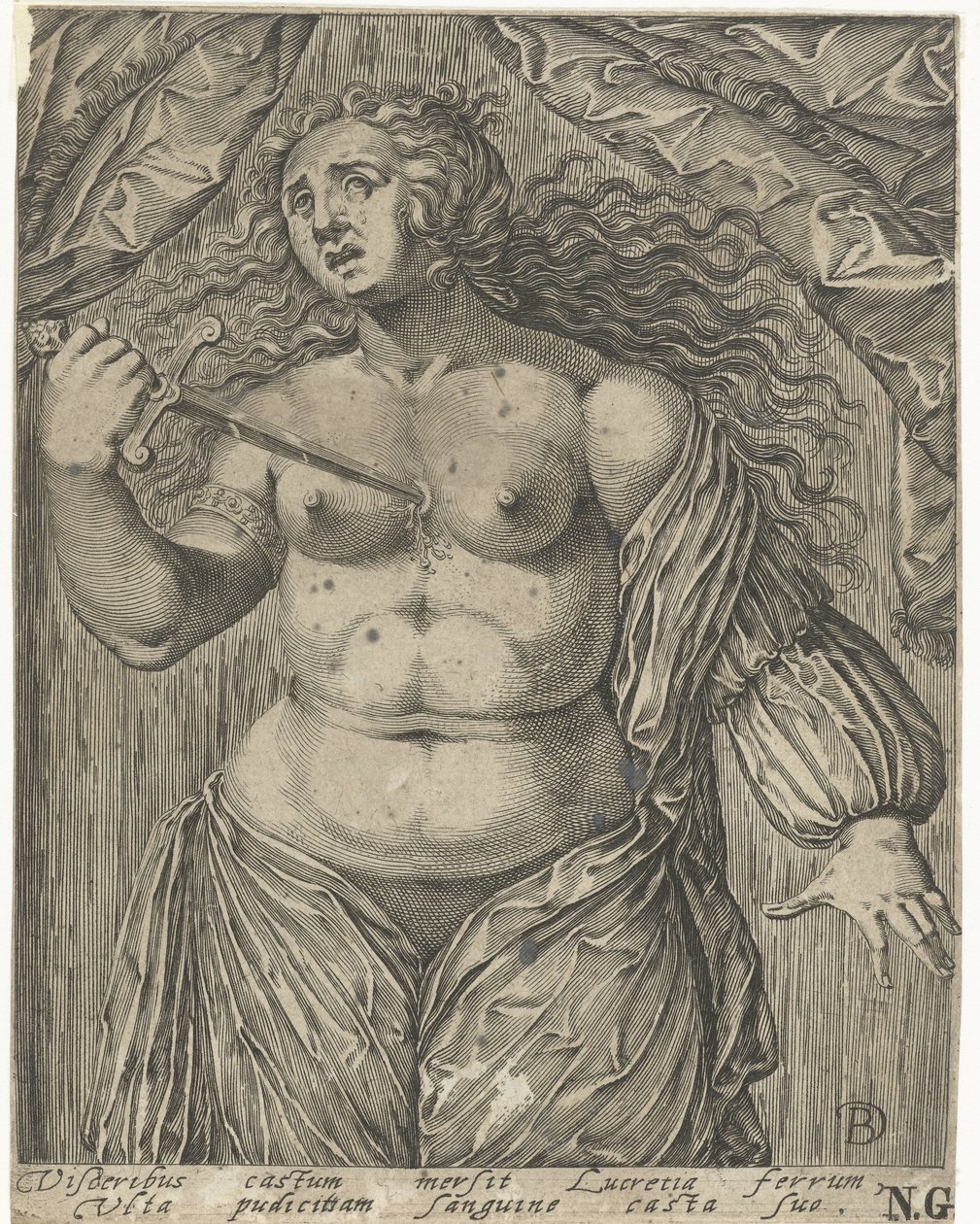 ルクレティアの自殺 作： Bartholomeus Willemszドレンド