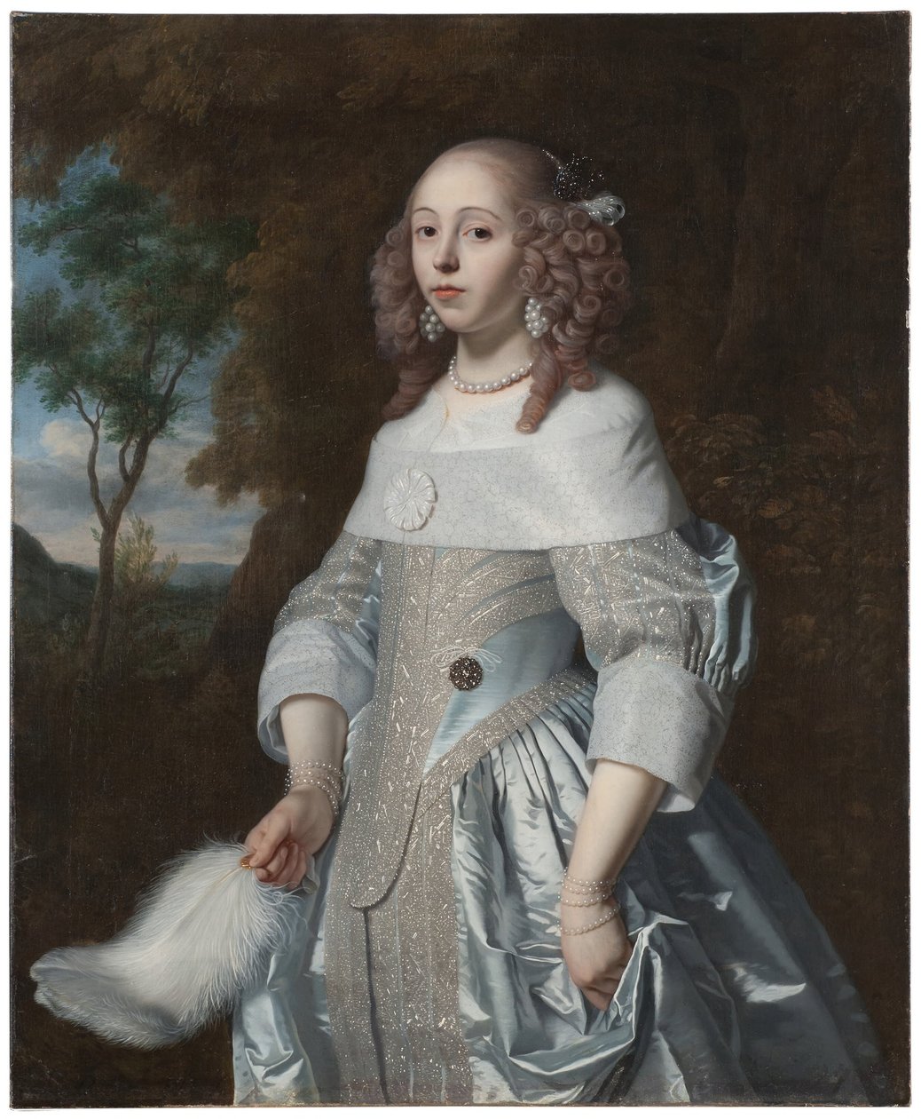ジャンヌ・パルマンティエ、1634-1710年、ド・ヘール寄贈 作： バルトロメウス・ファン・デル・ヘルスト