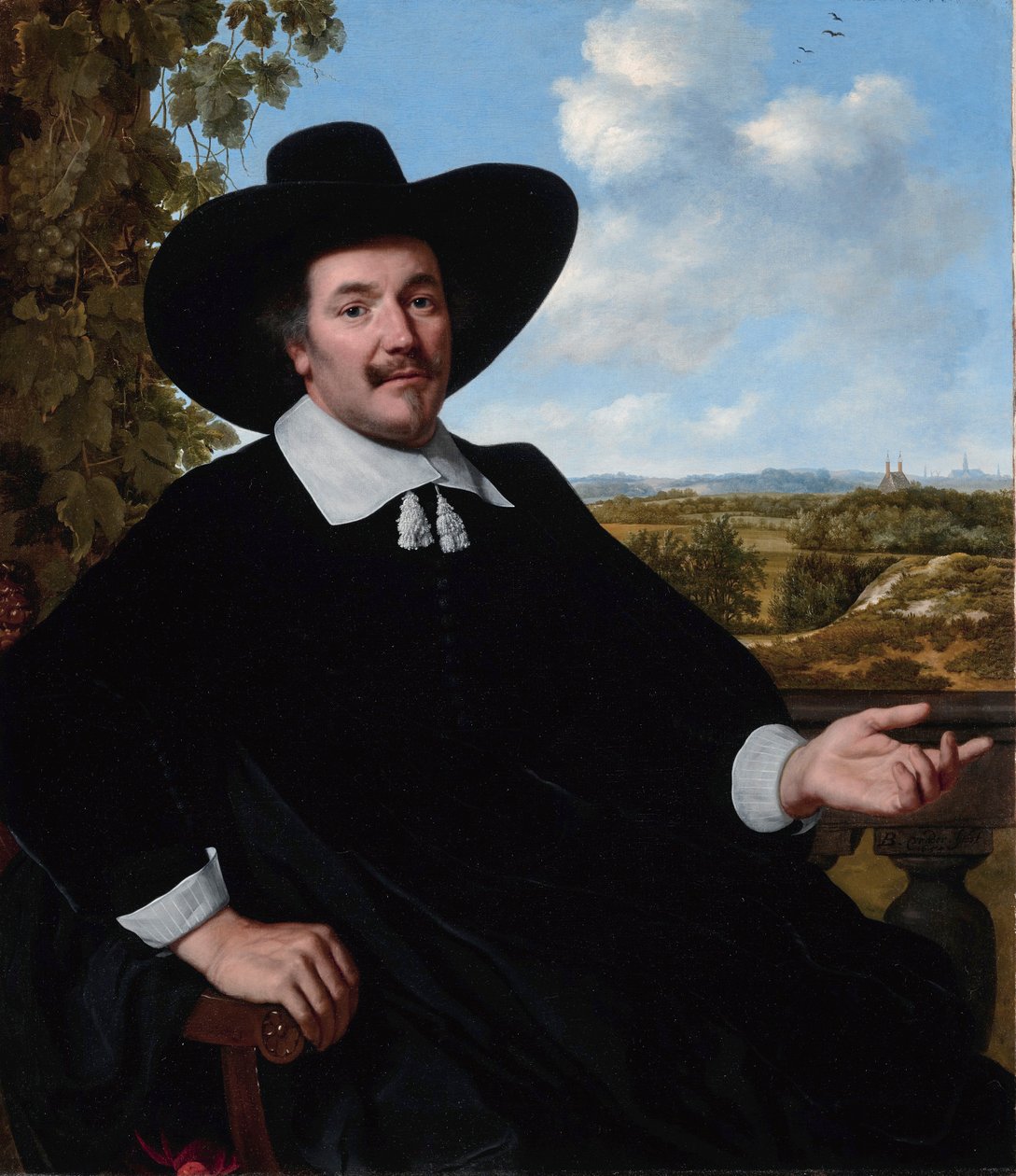 ルーカス・ファン・ベック（1602-1657年頃）の肖像（おそらく） 作： バルトロメウス・ファン・デル・ヘルスト