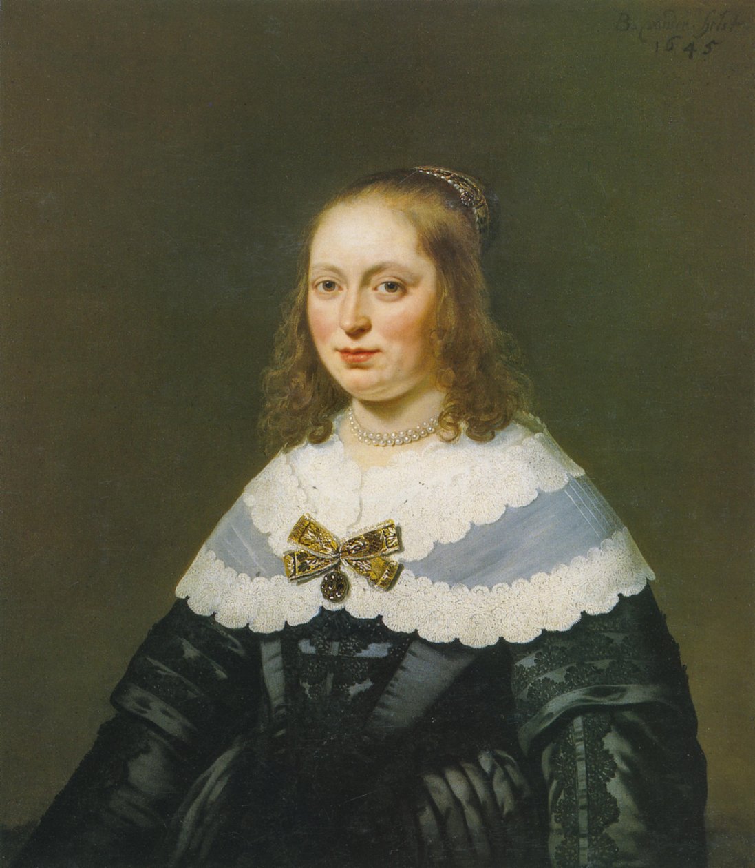 ソフィア・トリップ（1615-1679）の肖像 作： バルトロメウス・ファン・デル・ヘルスト