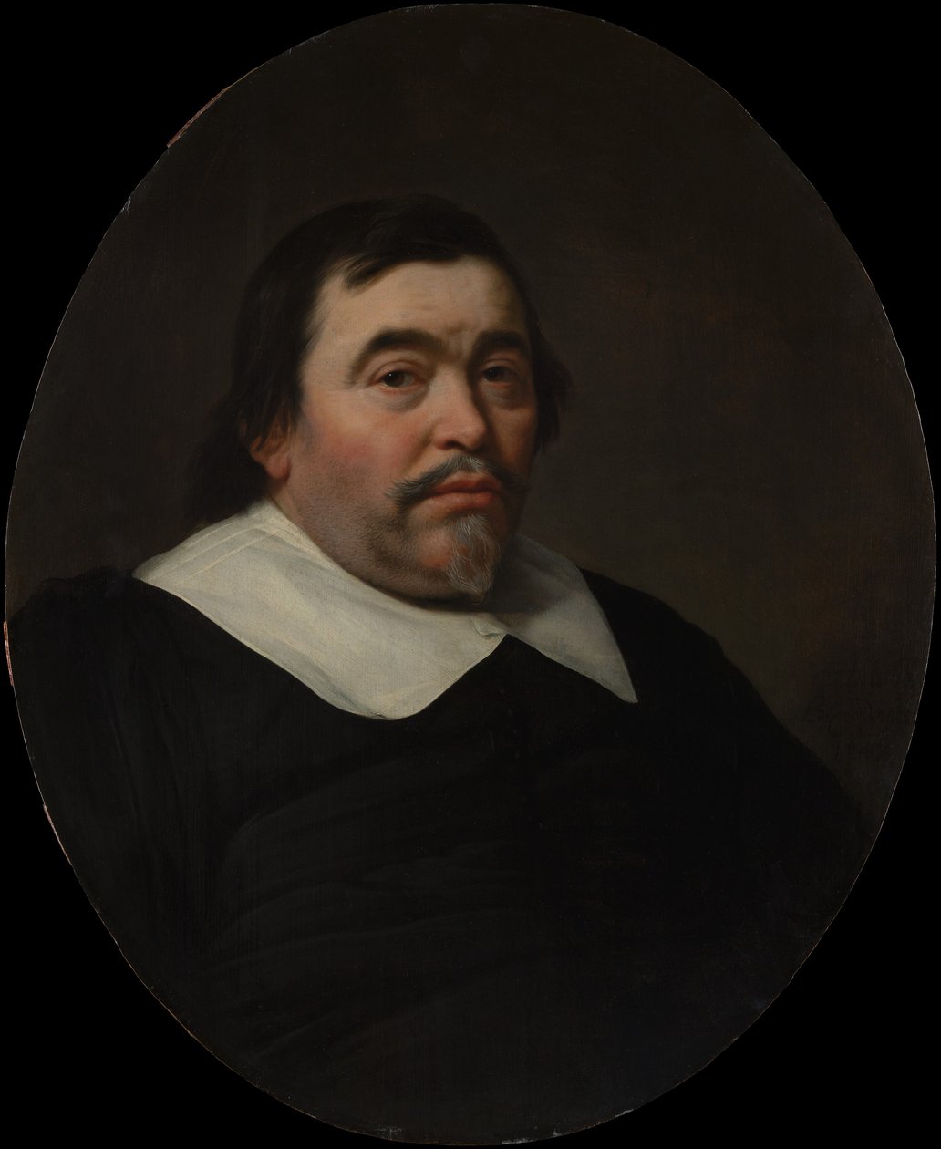 男の肖像、1647年。 作： バルトロメウス・ファン・デル・ヘルスト