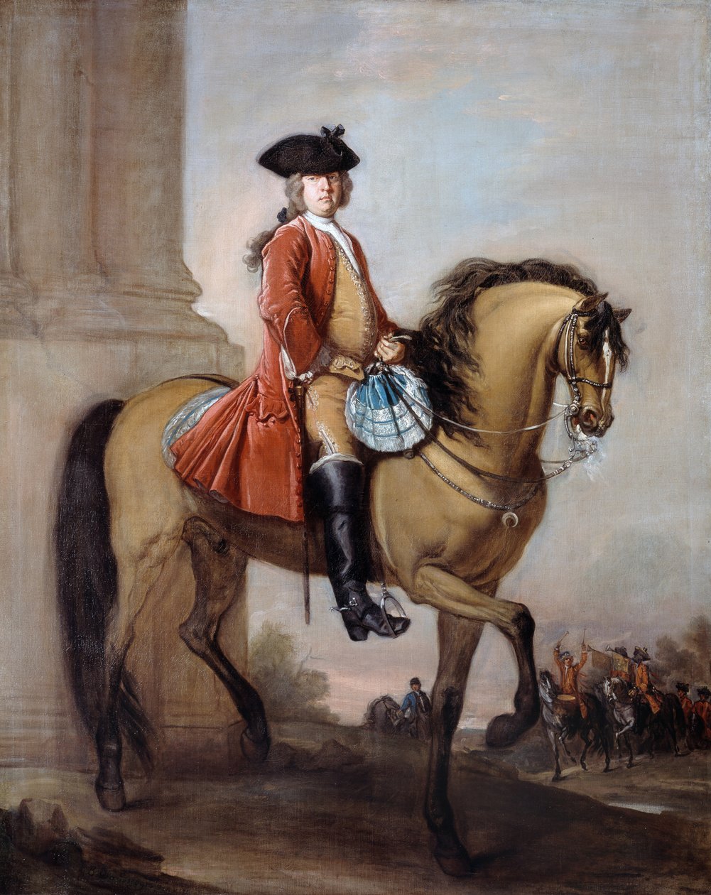 准将リチャード・ギフォード（d.17381739）c.1727 作： バーソロミュー・ダンドリッジ