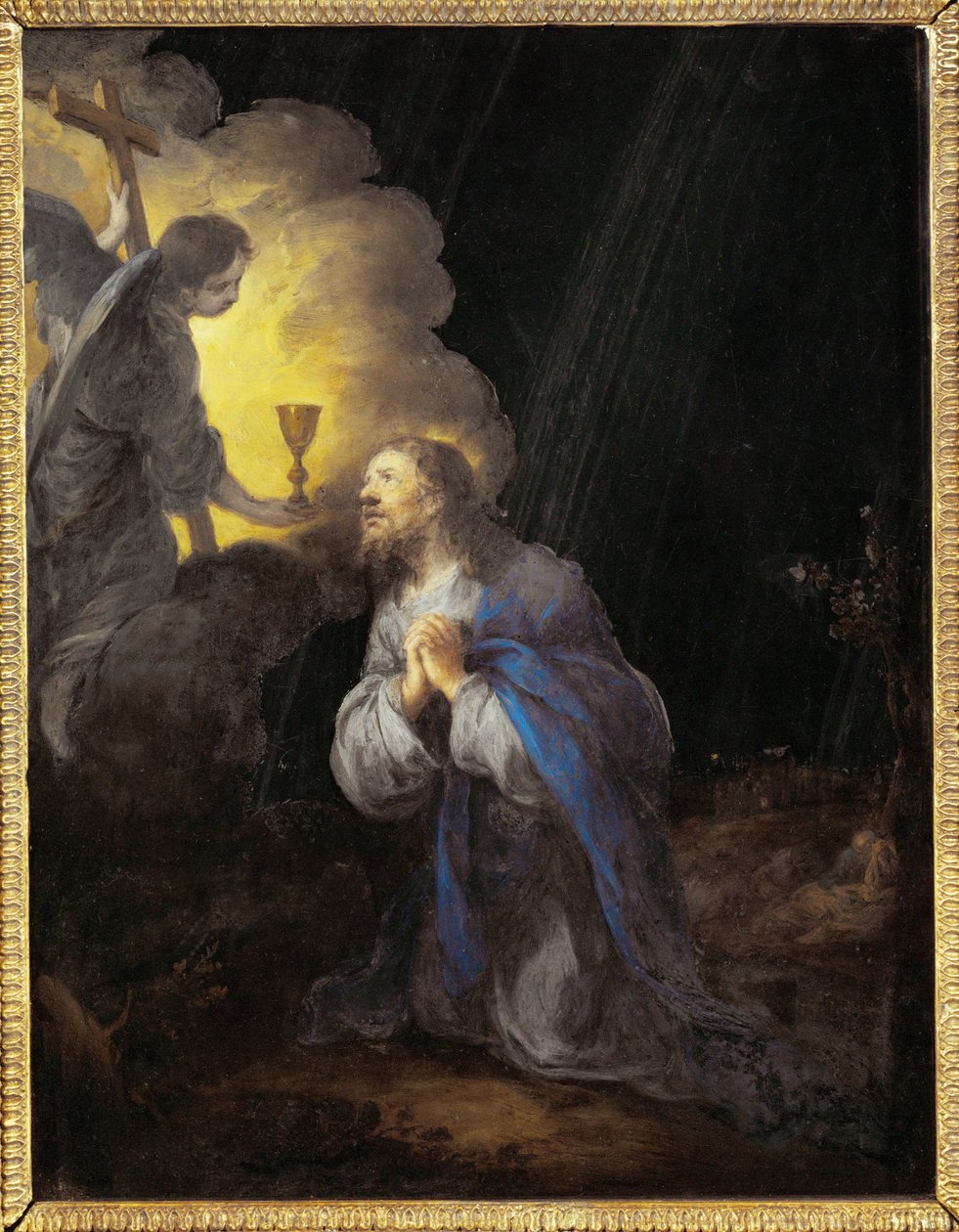 Le Christ au jardin des oliviers - ゲッセマネの園のキリスト ... 作： バルトロメ・エステバン (学校) ムリーリョ
