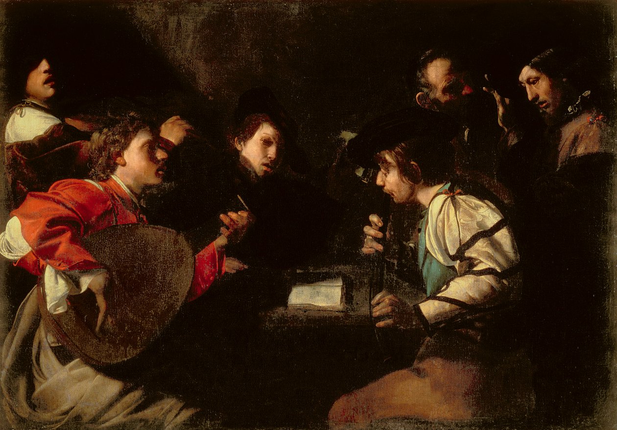 コンサート、c.1610-20 作： バルトロメオ・マンフレディ