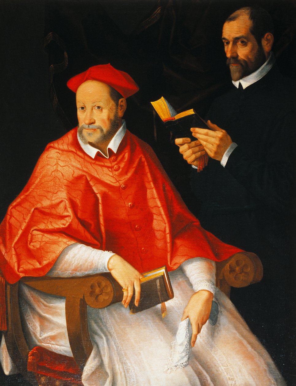 Muotokuva kardinaalista ja papista, Bartolomeo Cesi (1556-1629), öljy kankaalle, 96x124 cm. 作： バルトロメオ・チェシ