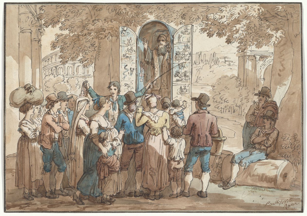 『The Charlatan』、『Roman Costumes and Customs』の挿絵 作： バルトロメオ・ピネリ