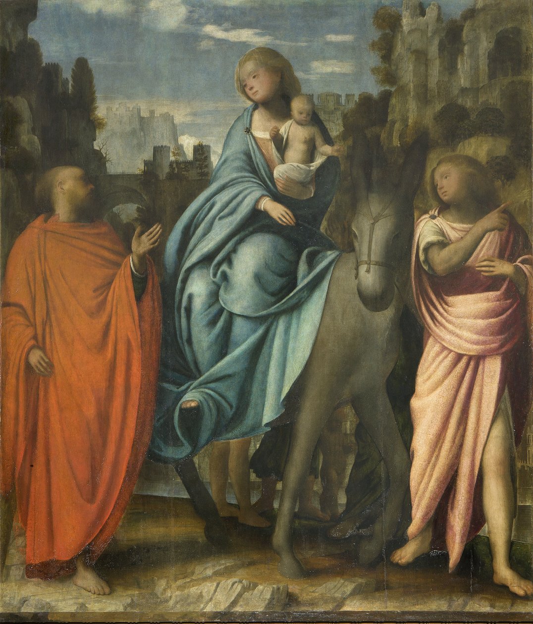 エジプトへの飛行、1520-22年 作： バルトロメオ・スアルディ・ブラマンティーノ