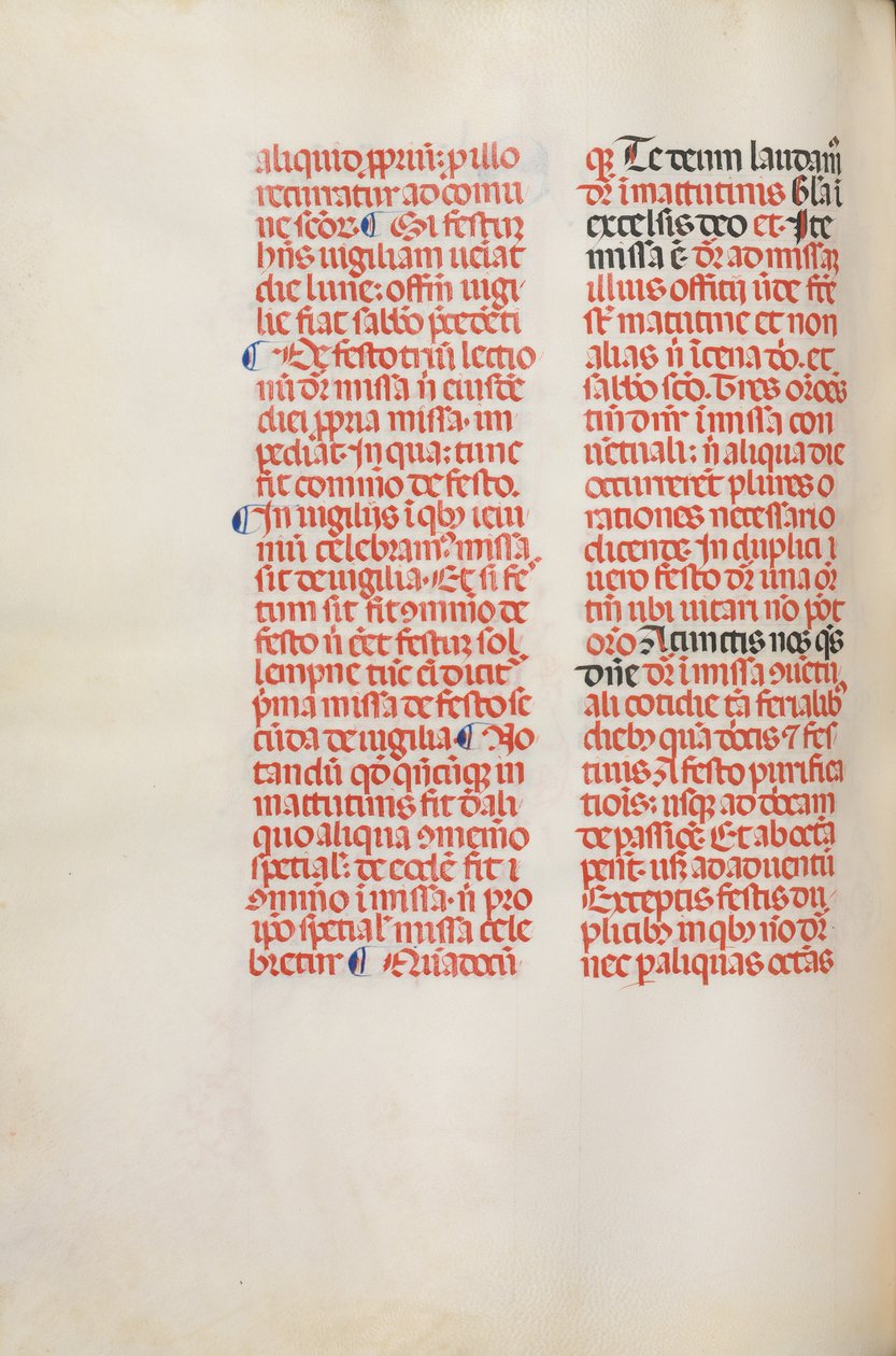 ミザレ。Fol.173v:1469年、イースターの始まりのアレルヤ等の音楽。 作： バルトロメオカポラリ
