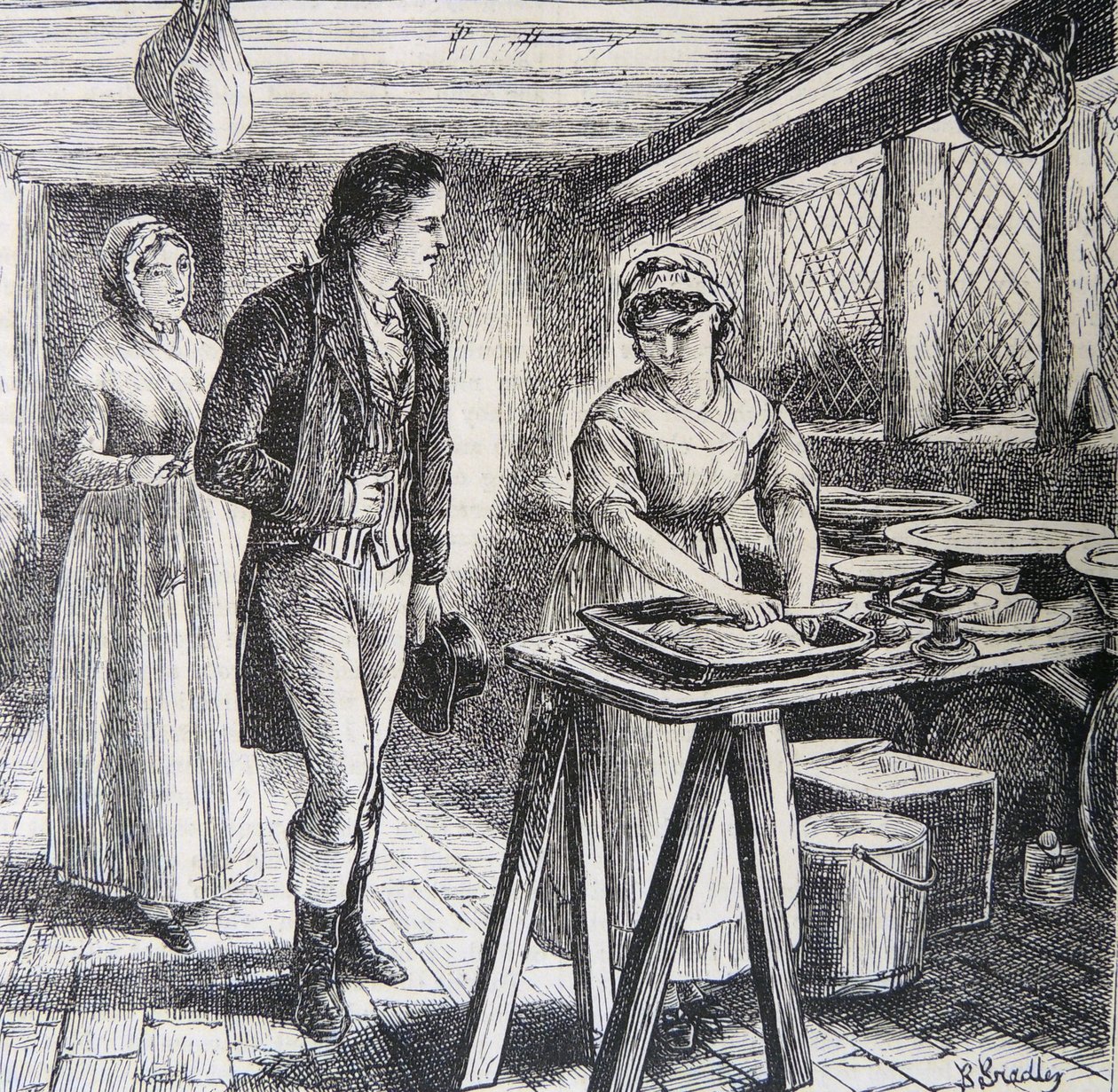 Hetty Sorrel、1859 作： バジル・ブラッドリー