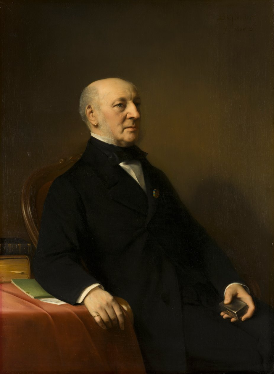 ジャン・ゼカリヤ・マゼルの肖像（1792-1884） 作： バスティアーンデポルター