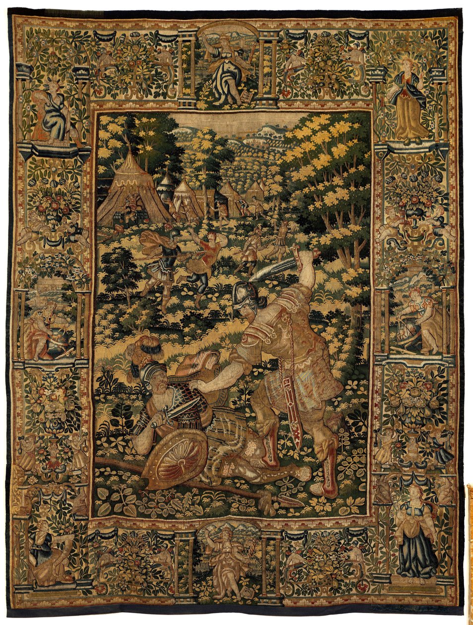 Cyrus II The Greatの物語、1590年頃（タペストリー） 作： ベルギーの学校