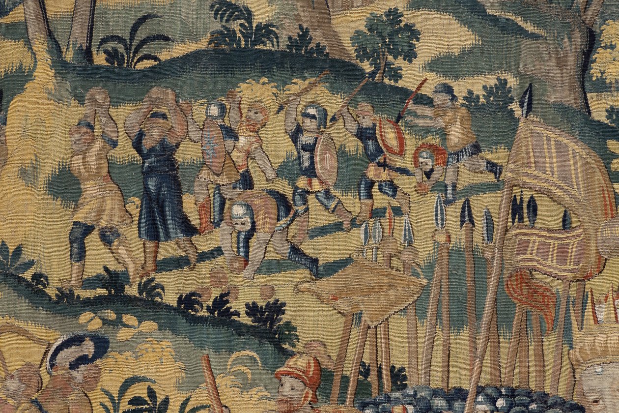 Cyrus II The Greatの物語、1590年頃（タペストリー） 作： ベルギーの学校
