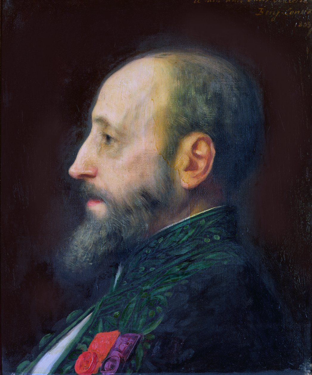 ジュール・クラレティ（1840-1913）1893 作： ジャン・ジョセフ・ベンジャミン・コンスタント