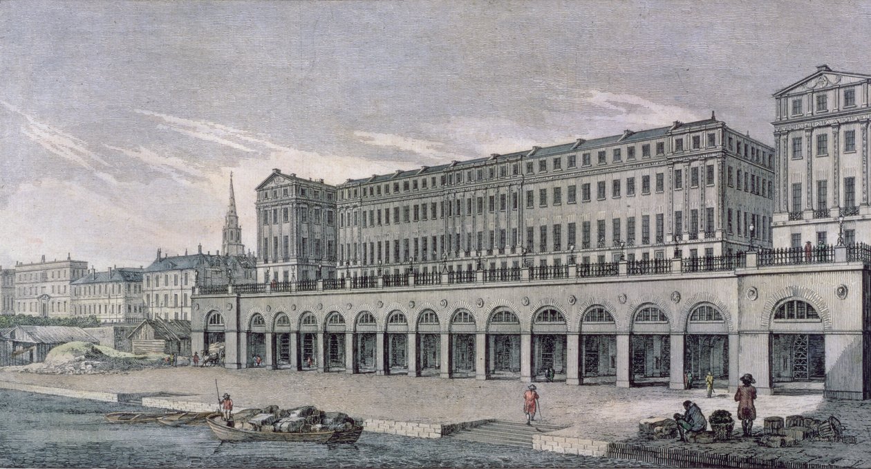 1771年にロンドンのアデルフィと呼ばれた建物 作： ベンジャミン・グリーン