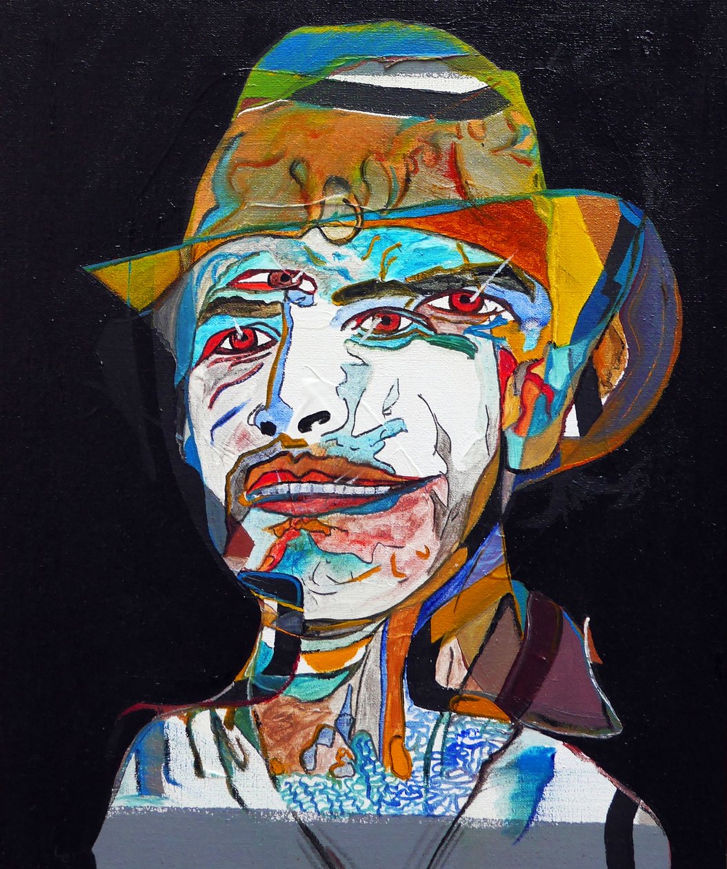 Surportrait : Marcos Alejandro Rosas Jassan, 2014（キャンバスに油彩） 作： ブノワ・エルワン・ブシュロ
