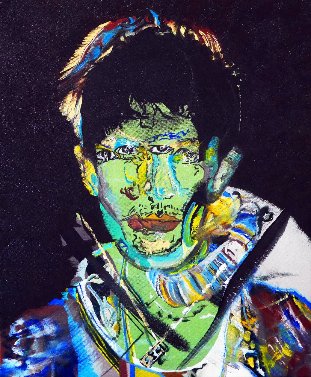 肖像画：ラファエル・ホー・ツォン・ファン、2015年（キャンバスに油彩） 作： ブノワ・エルワン・ブシュロ