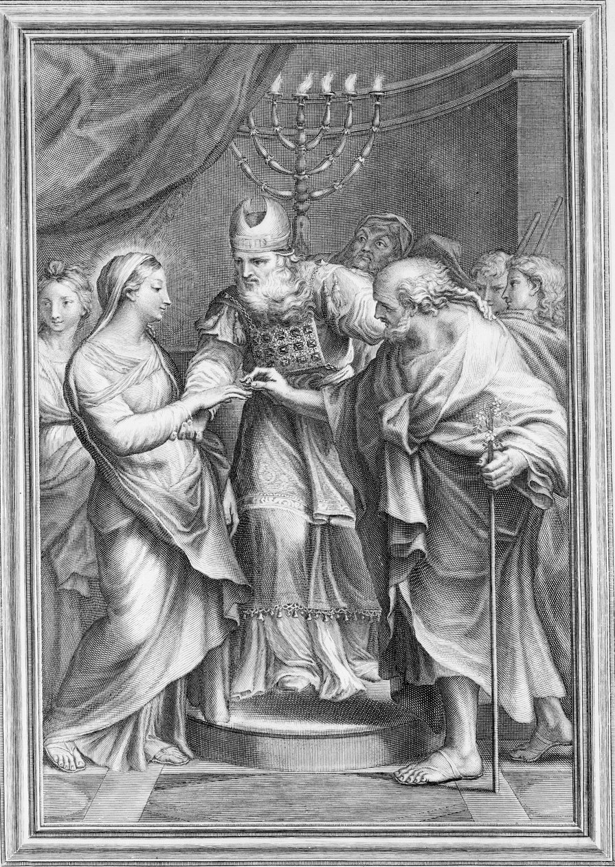 聖母の結婚、1645-1724。 作： ブノワ・ファージャ