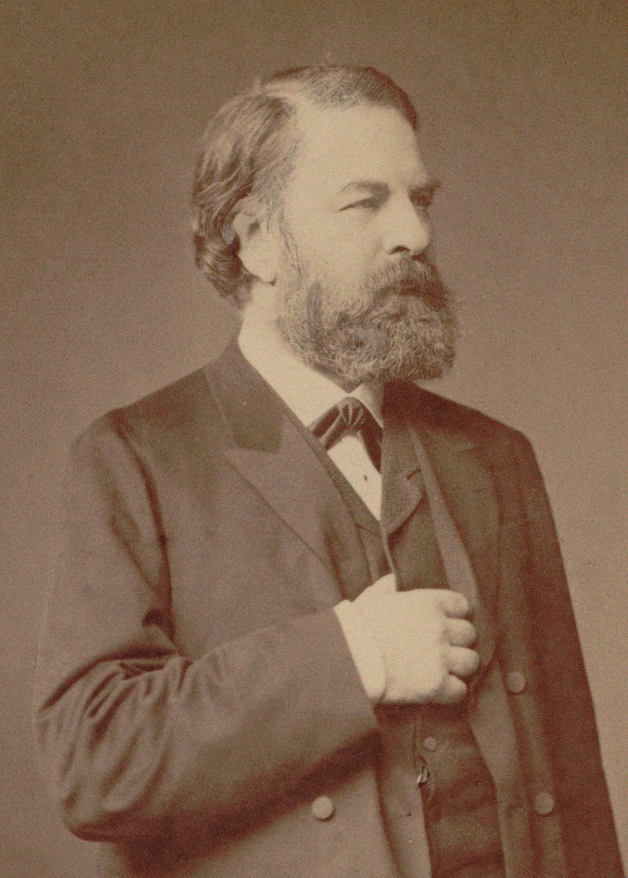 ヴァイオリン奏者で作曲家のヨーゼフ・ヨアヒムの肖像 1831-1907 , 1887. 作： ベルリン。写真スタジオLoescherとPetsch