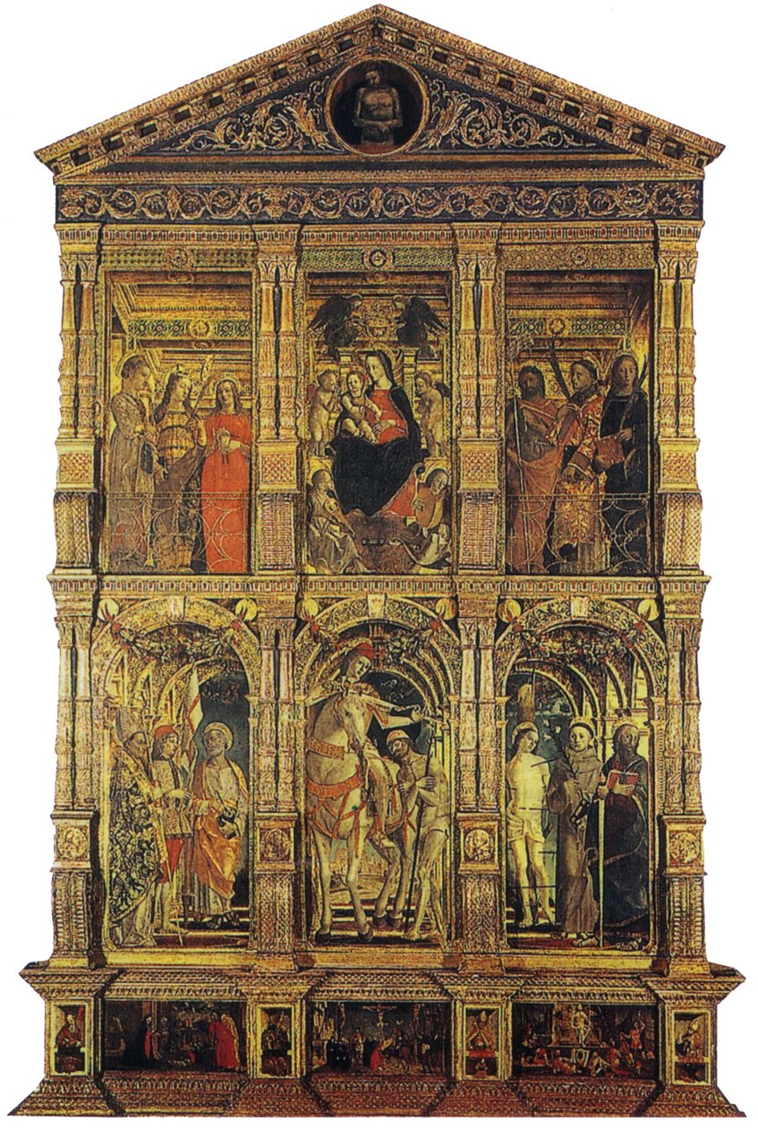 サンマルティーノの祭壇画 作： ベルナディーノ・ゼナーレ