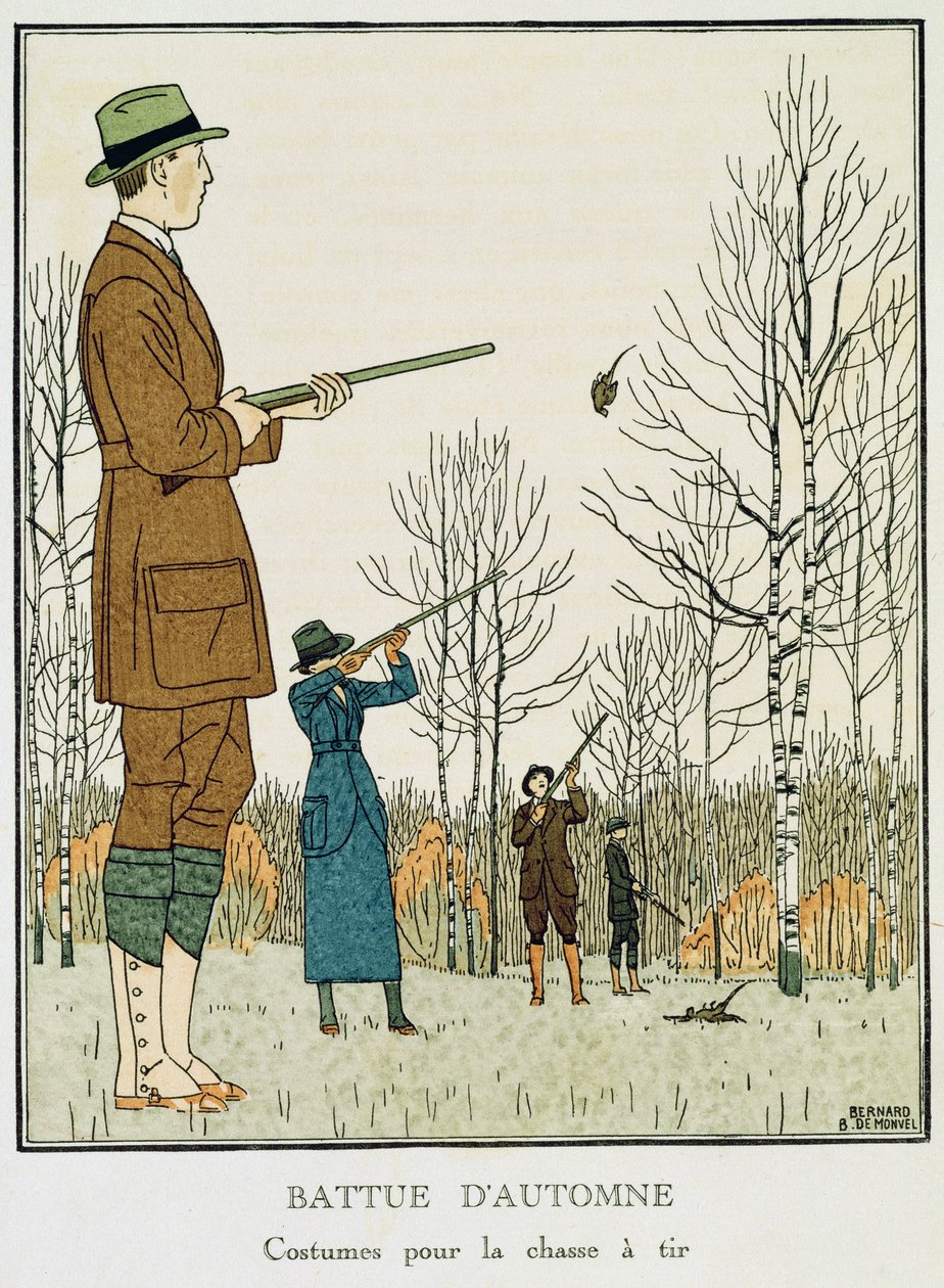 秋のシュート、1912-13年頃（リソ） 作： ベルナール・ブーテ・ド・モンヴェル