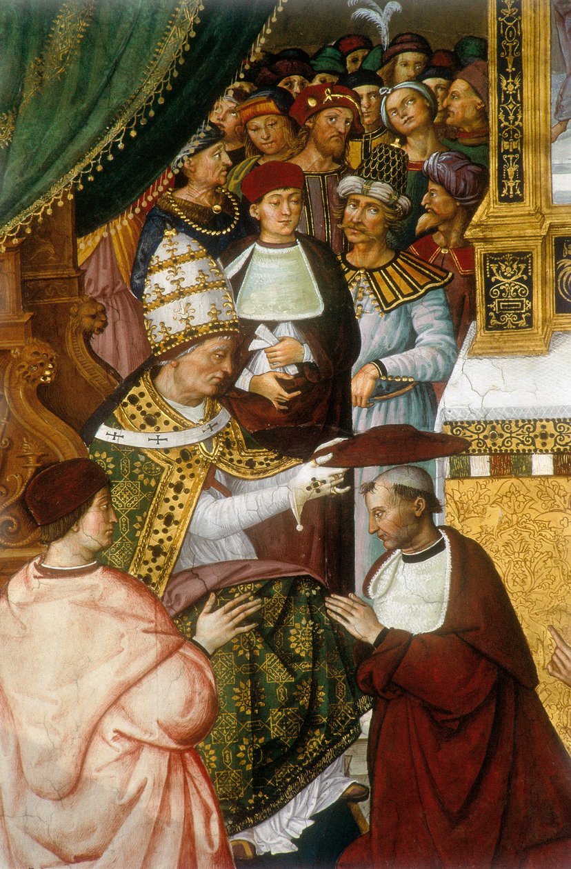 Vie du pope Pio (Pie) II (Enea Silvio Piccolomini) 作： ベルナルディーノ・ディ・ベット・ピントゥリッキオ