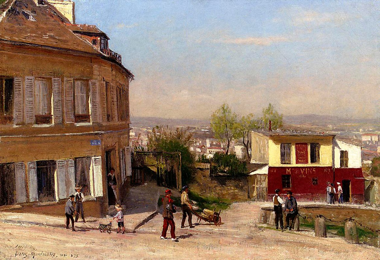 モンマルトル、1875 作： ベルント・リントホルム