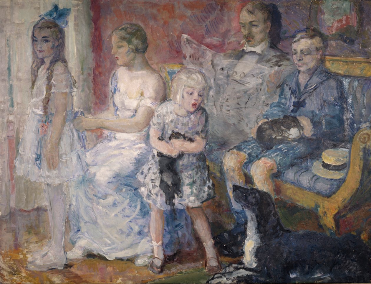 フォルケスタッド家 作： Bernhard Dorotheus Folkestad