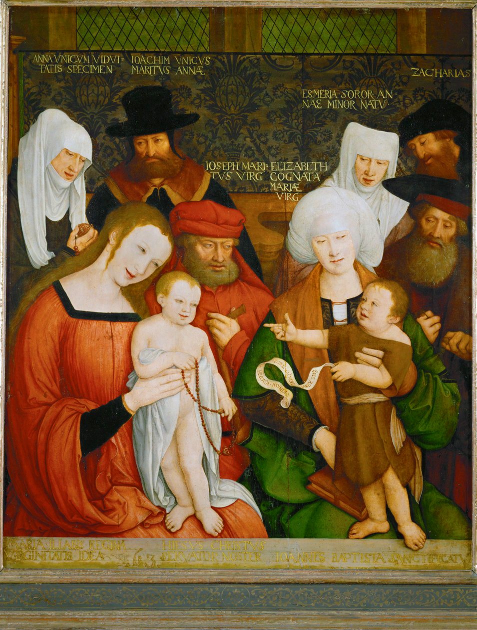 聖なるシッペ (木に絵) 作： ベルンハルト・シュトライゲル