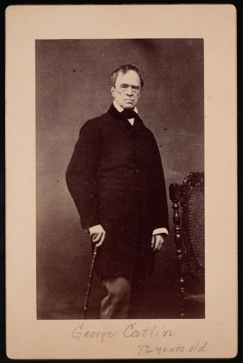 ジョージ・カトリンの肖像、1796～1872年、1867年頃。 作： ベルンハイム