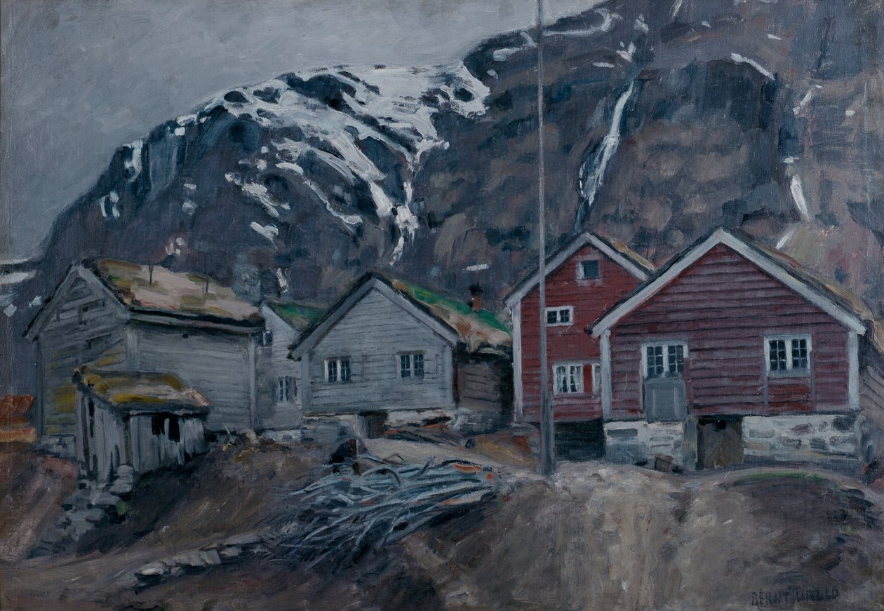 ハイエンの古民家 作： Bernt Wilhelm Tunold