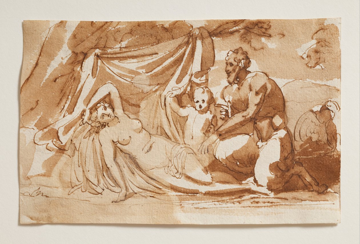 サテュロスとしてのジュピターとアンティオペ 作： ベルテル・トルバルセン