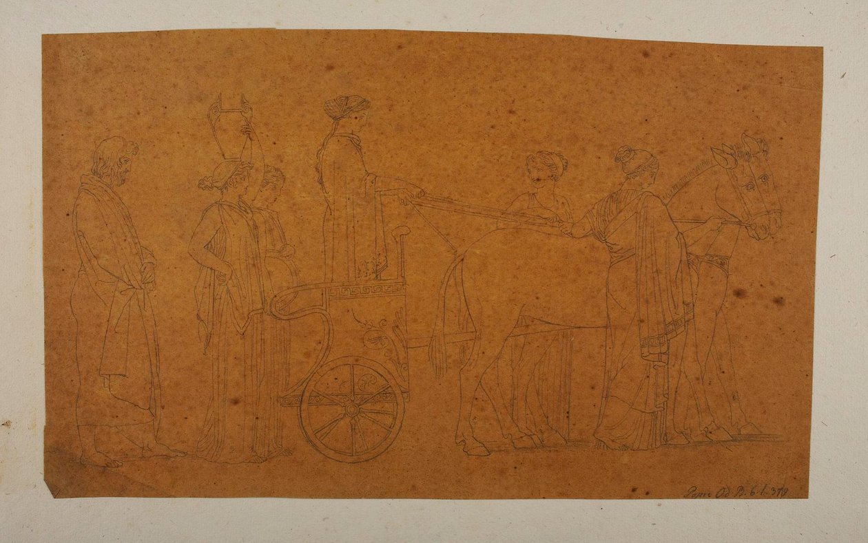 Odysseus folgt Nausikaa und den Ehrendamen 作： ベルテル・トルバルセン