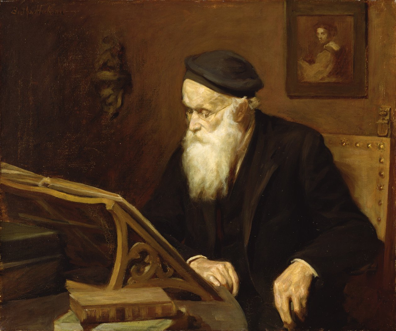The Book Worm、1915 作： ベルタ・ヘルコマー