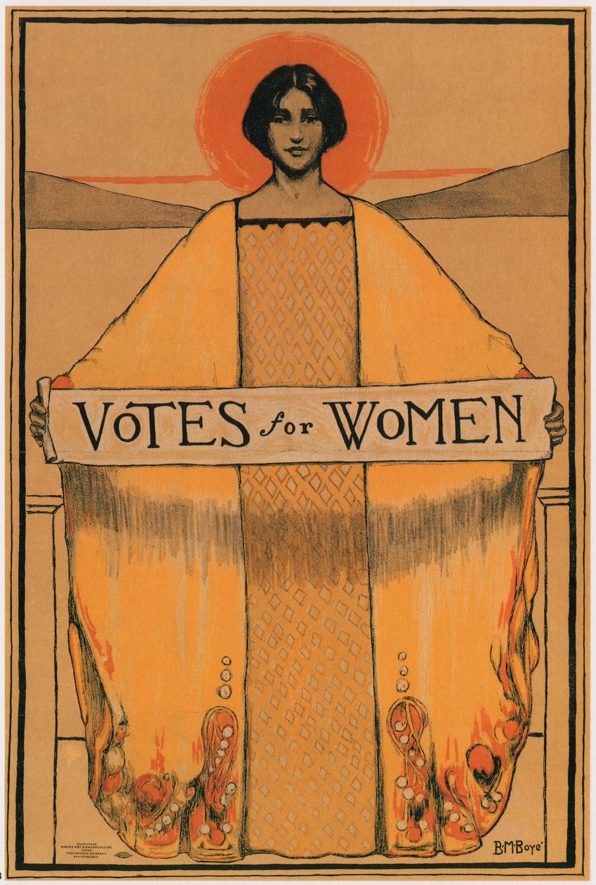 女性への投票、1911～1913 年 作： Bertha Margaret Boye