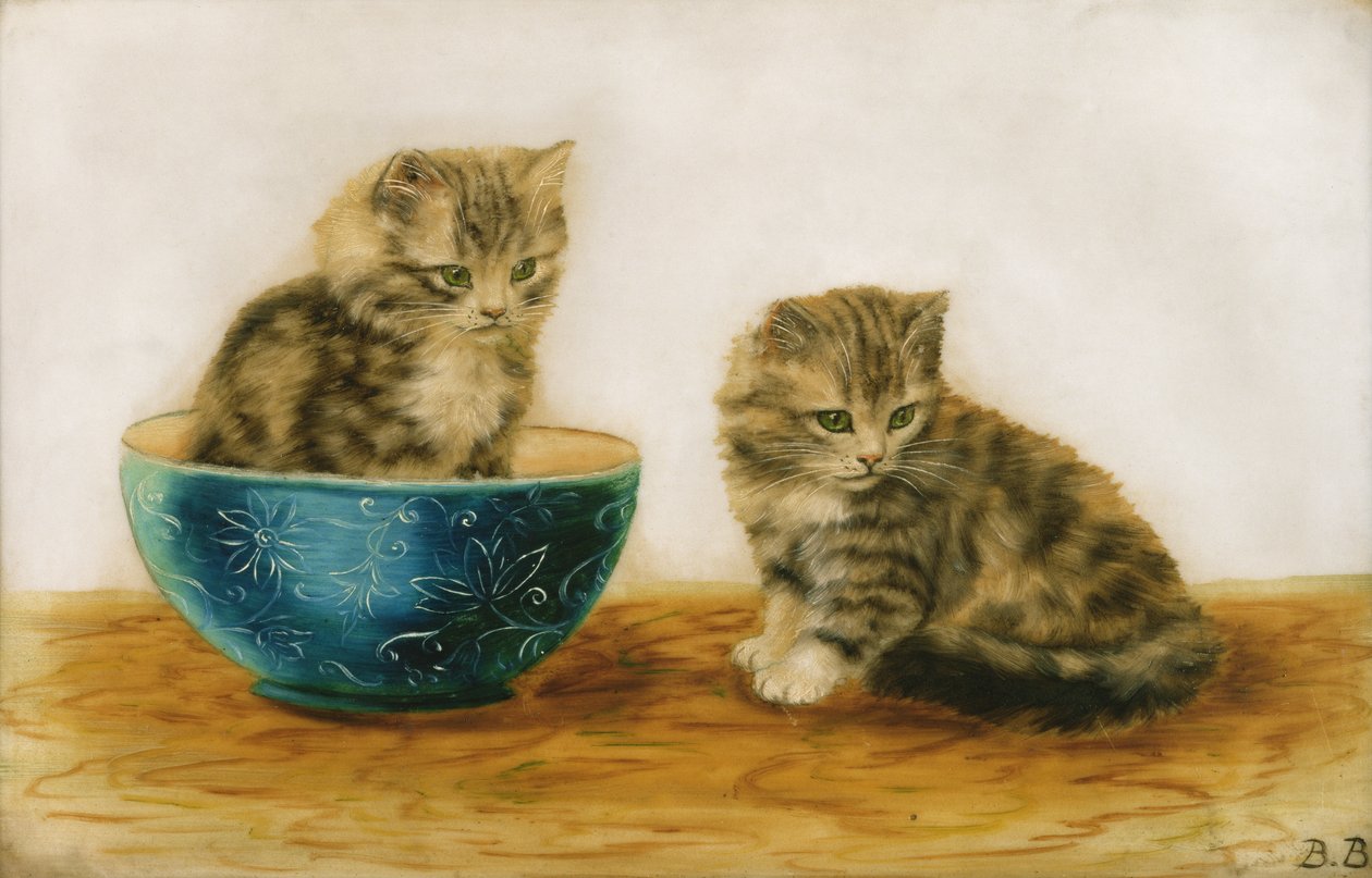 遊びの猫 作： ベッシー・バンバー