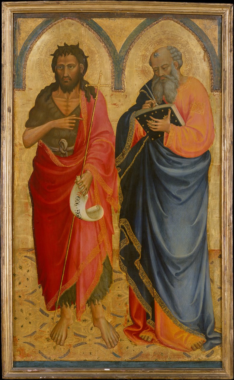 Heilige Johannes der Täufer und Matthäus 作： ビッチ・ディ・ロレンソ