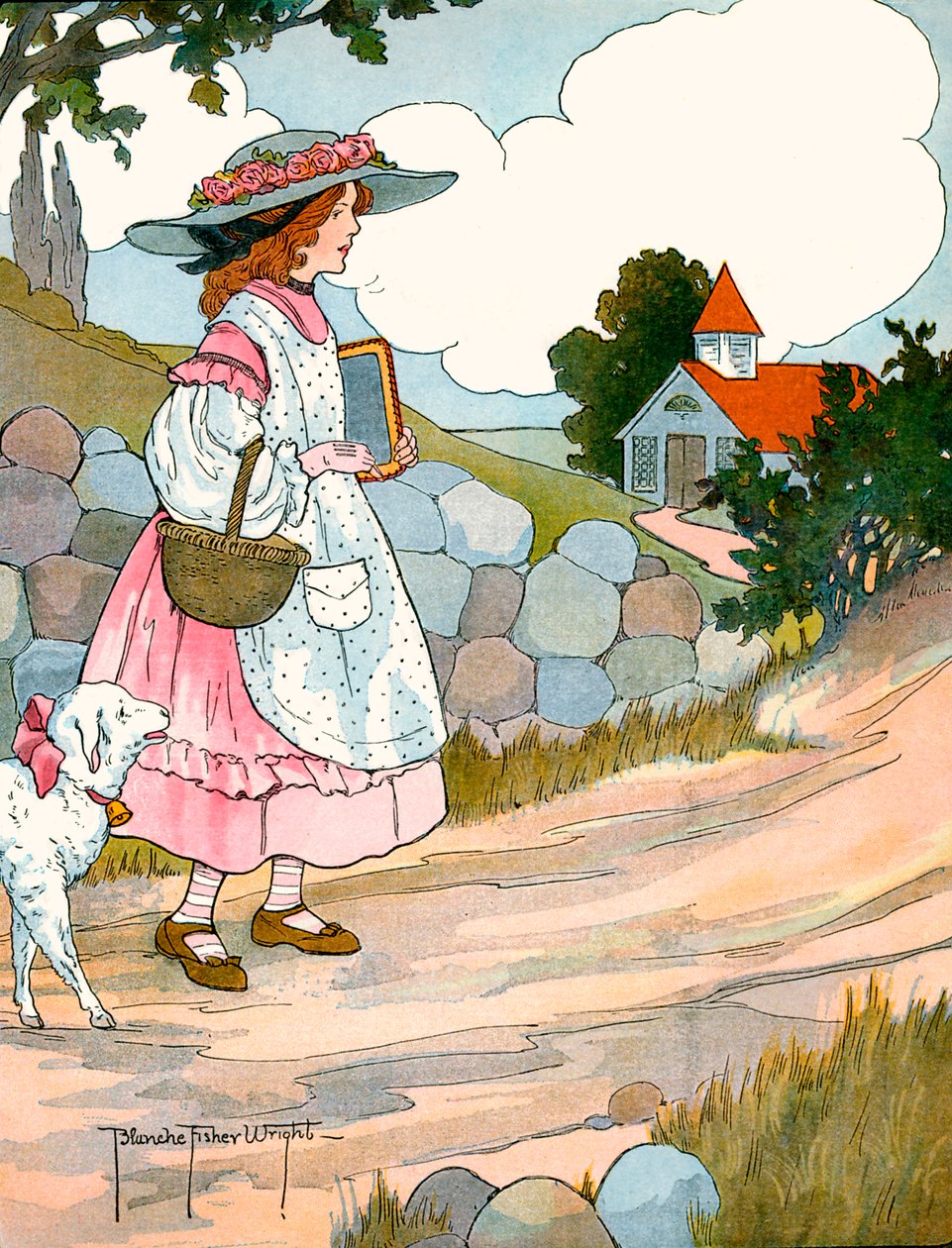 メアリーは子羊を飼っていた 作： ブランシュ・フィッシャー・ライト