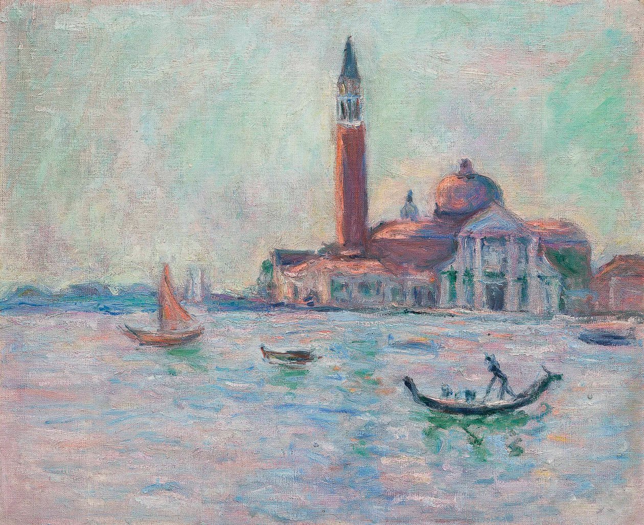 フランス語：Venise, la Salute 作： ブランシュ・オシェデ・モネ