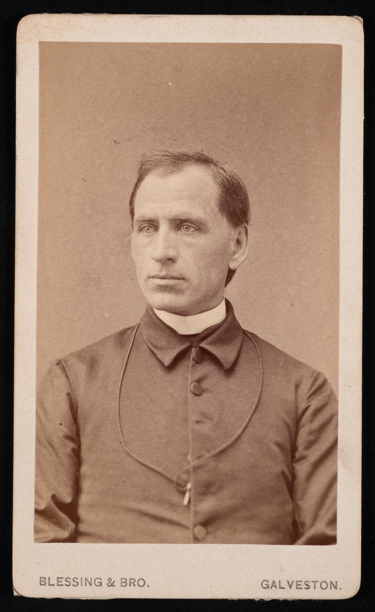 ジョセフ・セレスティン・キャリア牧師の肖像、1833年から1904年、1876年以前。 作： 祝福と兄弟