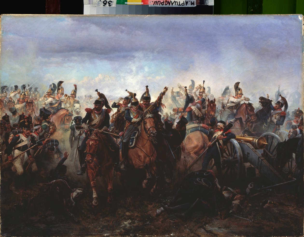 1814 年 3 月 25 日のフェレ シャンプノワーズの戦い (フェレ シャンプノワーズの戦い) 作： ボグダン・ウィレワルデ