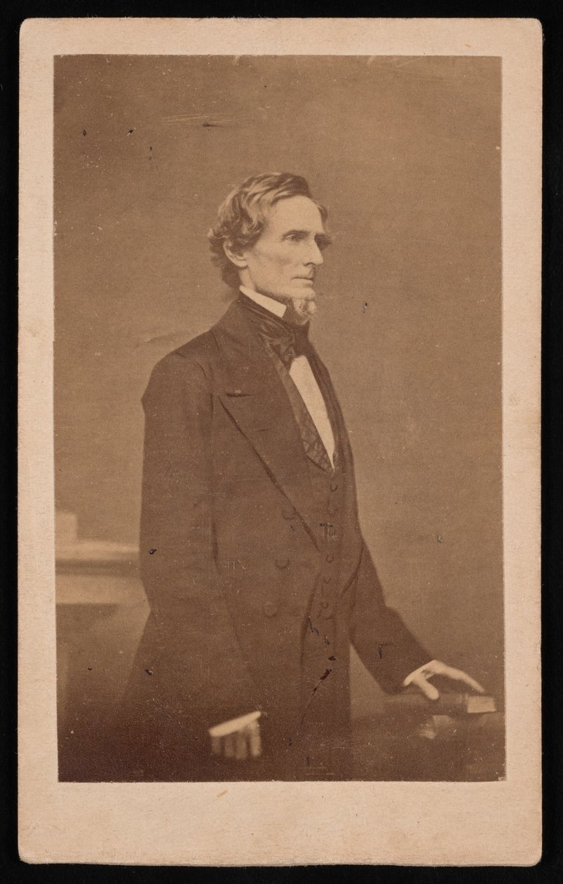 ジェファーソン・デイビスの肖像 1808-1889, 1887. 作： ブレイディの全国写真ポートレートギャラリー