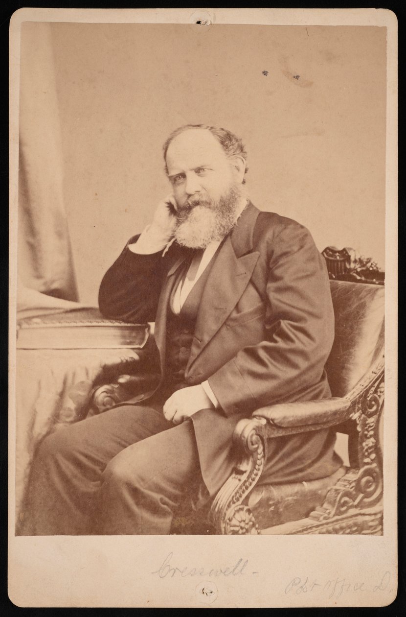 ジョン・エンジェル・ジェームズ・クレスウェルの肖像、1828-1891年、1891年以前。 作： ブレイディの全国写真ポートレートギャラリー