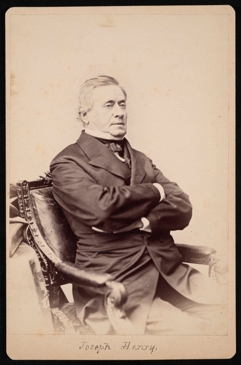 ジョセフ ヘンリー 1797 ～ 1878 年の肖像、1868 ～ 1878 年。 作： ブレイディの全国写真ポートレートギャラリー