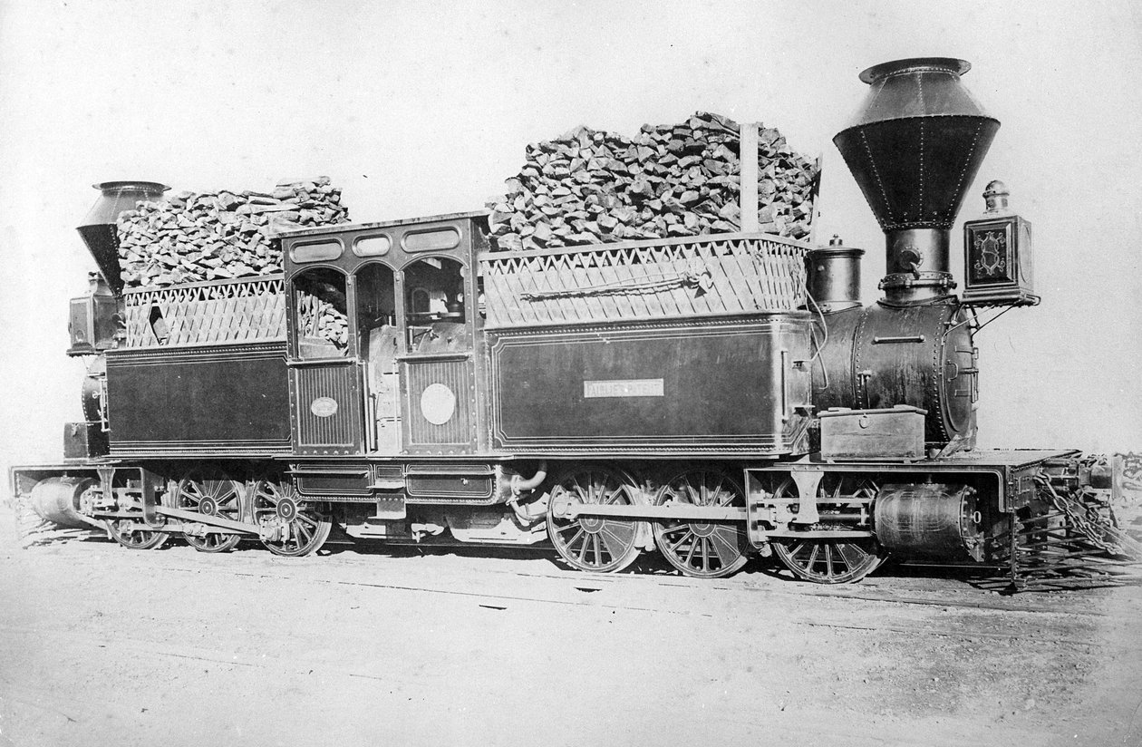 ダブルフェアリーエンジン、1870年代 作： イギリスの写真家